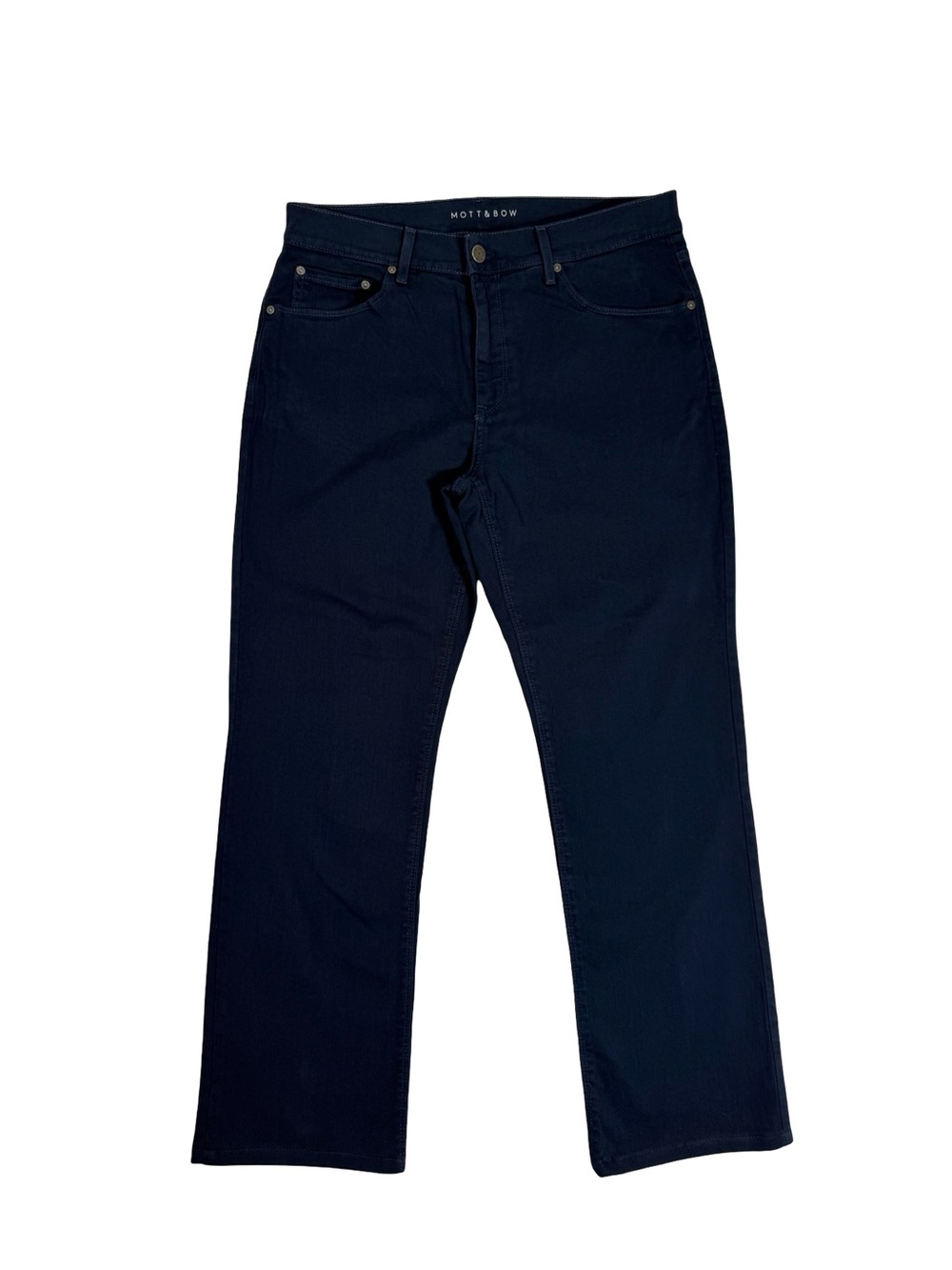 Mott & Bow Straight Leg Jeans Mens Size 32x30 Stretch Denim Blue Clean Casual